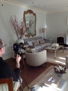 Tribune photo shoot at Tina’s apartment